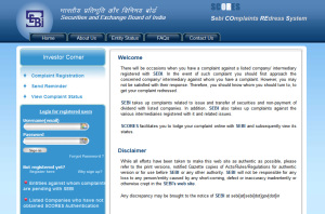 SEBI Complaints Redressal System