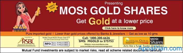 Motilal Oswal MOSt Shares Gold ETF