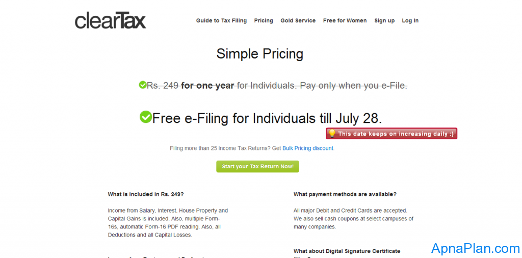 cleartax - file your tax return free cleartax - file your tax return free
