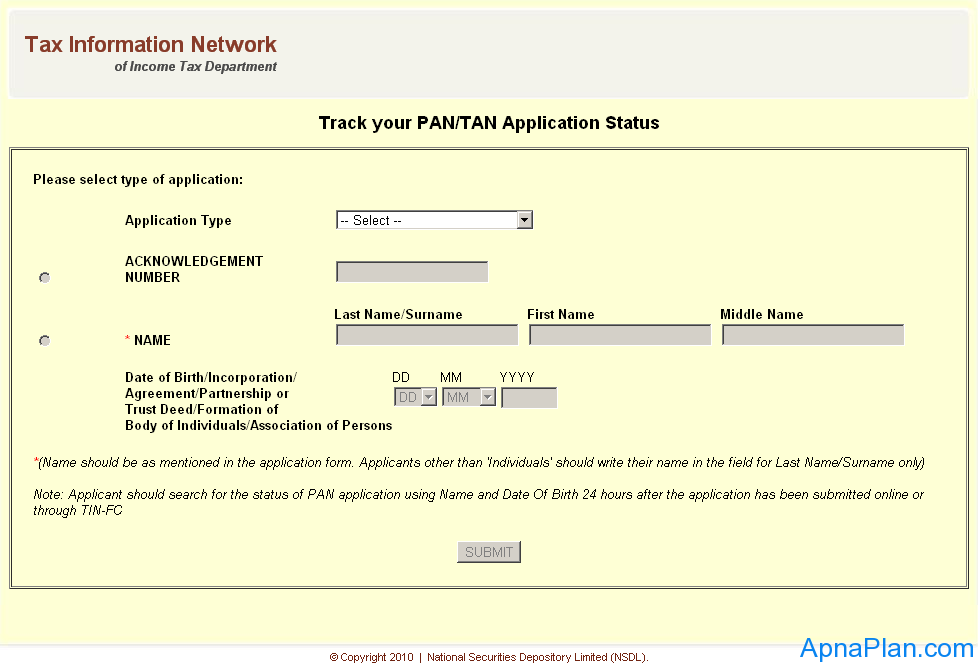How to check your PAN status Online