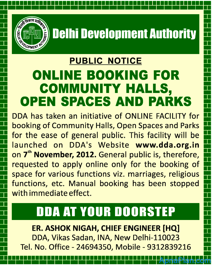 DDA Online Booking