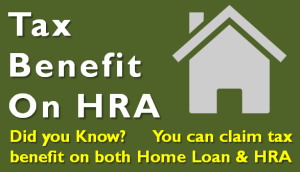 Tax Benefit on HRA - House Rent Allowance