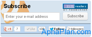 Apnaplan.com - Subscribers & Likes - Jan 2013