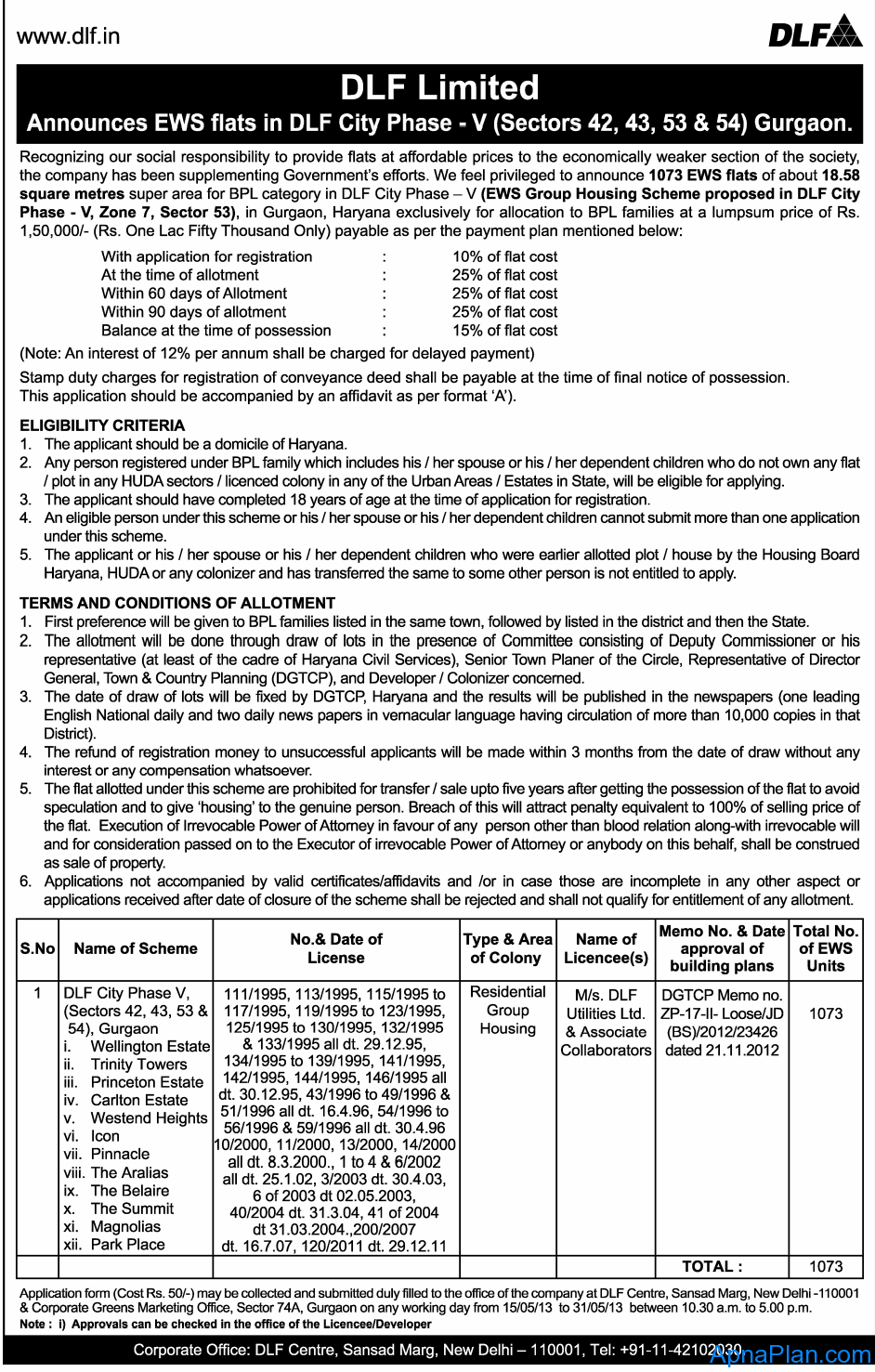 How To Apply For Ews Flats In Gurgaon