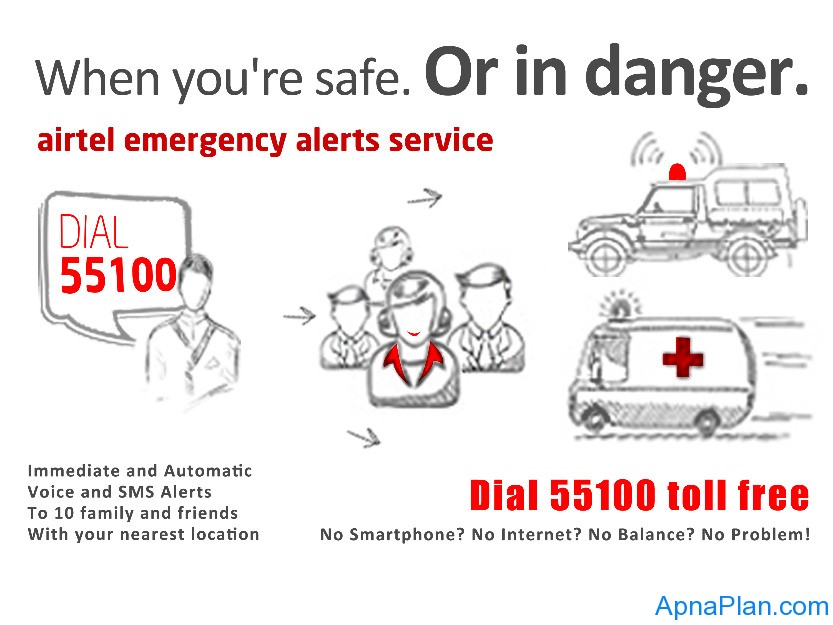 Dial 55100 for Emergency Alert