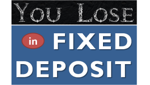 How you lose Money by investing in Fixed Deposits