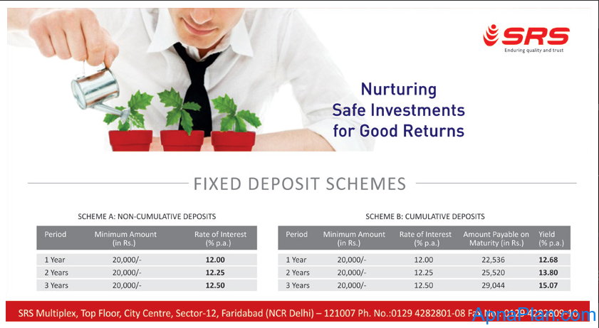 SRS Limited Fixed Deposit Scheme