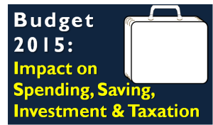 19 Ways Budget 2015 Impacts our Spending, Saving, Investment and Taxation 1 Budget 2015 - Impact on Spending, Saving, Investment & Taxation