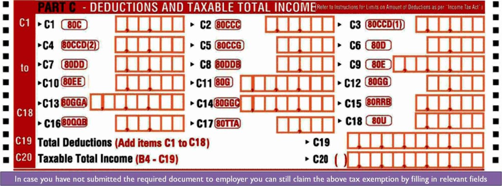 Tax Saving Investment exemption while filing Income Tax Return (ITR)