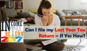 File my Last Year Tax Return