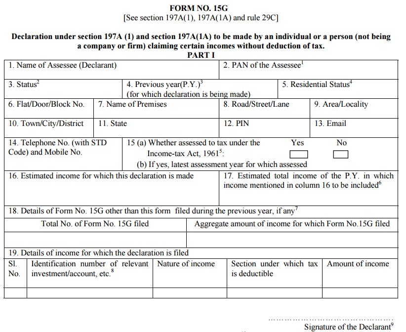 How to Fill Form 15G and 15H ★ Filled Form 15G Sample ★ Form 15H Sample 2 How to fill Form 15G - Step by Step Guide