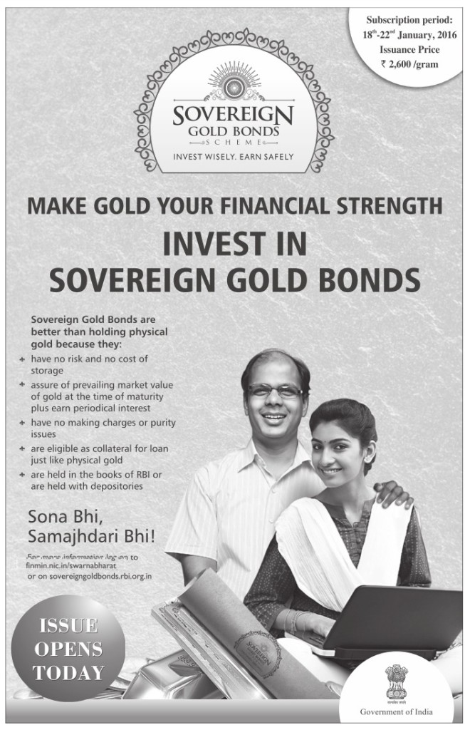Sovereign Gold Bond Tranche II - Advertisement