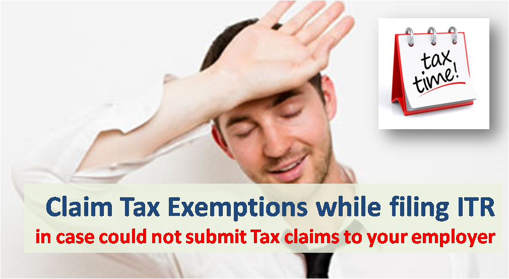 How to Claim Tax Exemption while filing Income Tax Return?