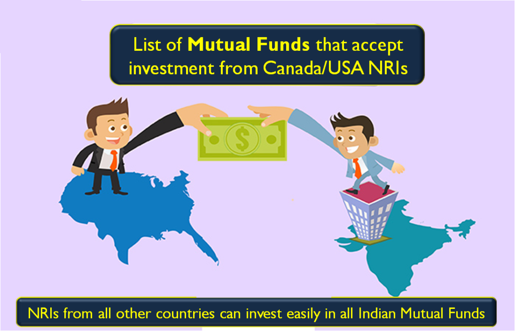 Mutual Funds that accept investment from Canada & USA NRIs