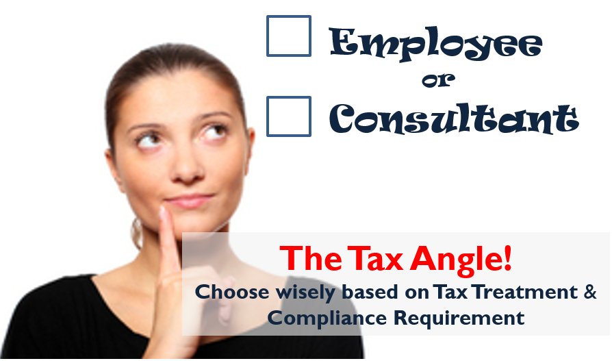 Employee Vs Consultant - The Tax Angle