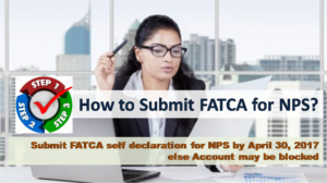 How to submit FATCA declaration for NPS?