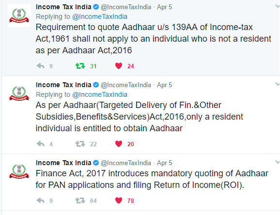 how to link pan card with aadhaar for nri