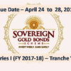 Sovereign Gold Bond - Tranche VIII - April 2017