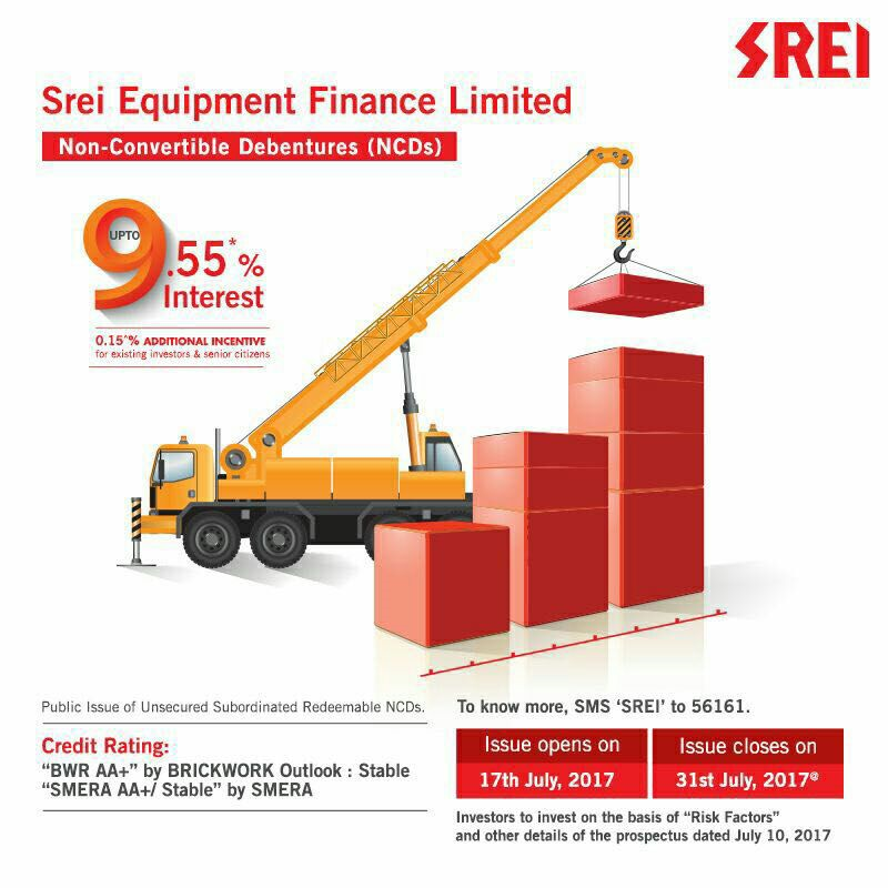 SREI Equipment Finance NCD - July 2017