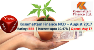 Kosamattam Finance NCD – August 2017