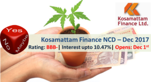 Kosamattam Finance NCD – December 2017