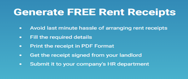 Generate Rent Receipts Online