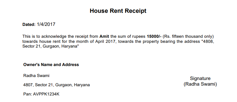 Nobroker - Print Rent Receipt Online