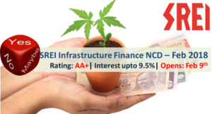 9.50% SREI Infrastructure Finance NCD – Feb/Mar 2018 – Should you Invest? 1 SREI Infrastructure Finance NCD – Feb 2018