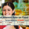 Highest Interest Rate on Bank Fixed Deposits - August 2018