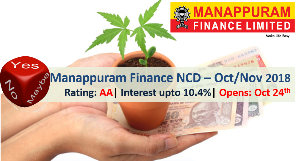 Manappuram Finance Limited NCD – October 2018