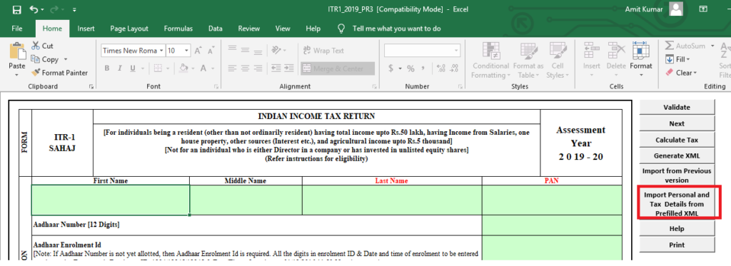 Downloading Itr 2 Excel Utility From Income Tax Deptt S Website Instructions Youtube