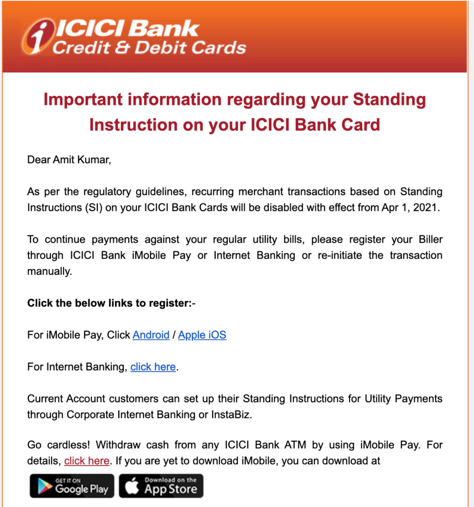 Money 2021 ★ 7 Important Changes for your Money from April 1 2 Standing Instruction on Cards change from April 2021
